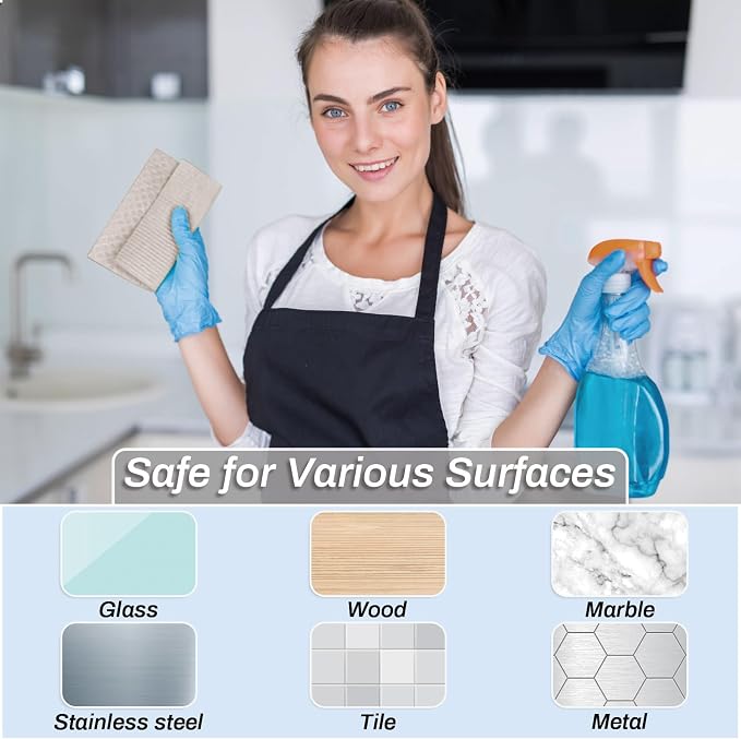 Lucomb 11 Pack Swedish Dishcloths, Reusable Kitchen Dish Rags Sponge Cleaning - Image 6