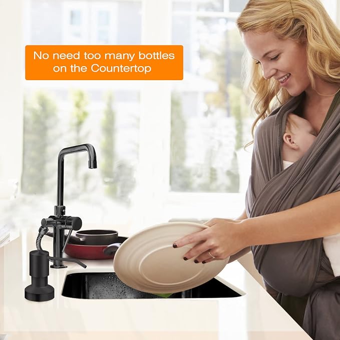 Sink Soap Dispenser for Kitchen Sink, Countertop Built in Sink Soap Dispenser - Image 8