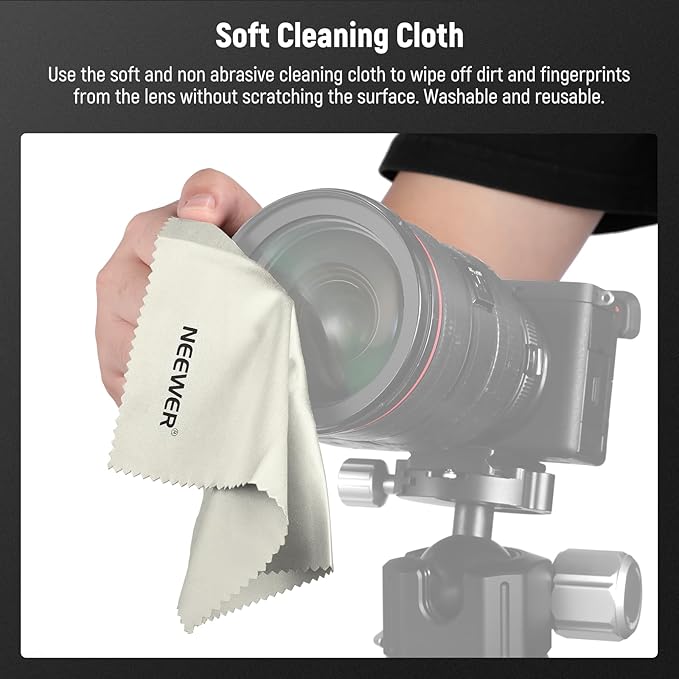 Neewer 77mm Lens Cap Kit, Lens Cover - Image 7