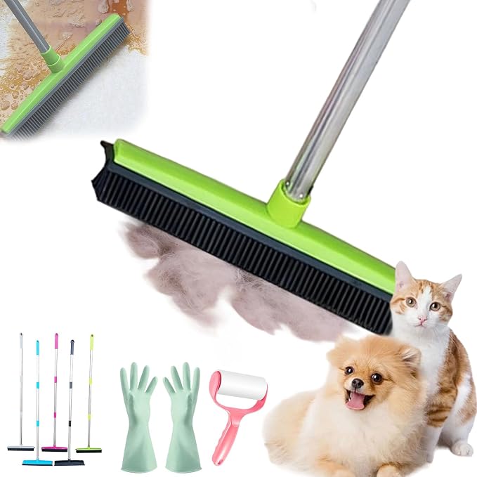 Pet Hair Rubber Broom, Rubber Broom by Unknown