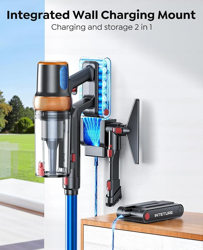 Cordless Vacuum Cleaner, 650W 55KPA 70Mins Vacuum Cleaners - Image 7