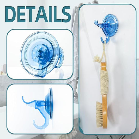 Antimbee Suction Hooks, 5 Pack Clear Hanger, Removable Small Suction Cups - Image 2