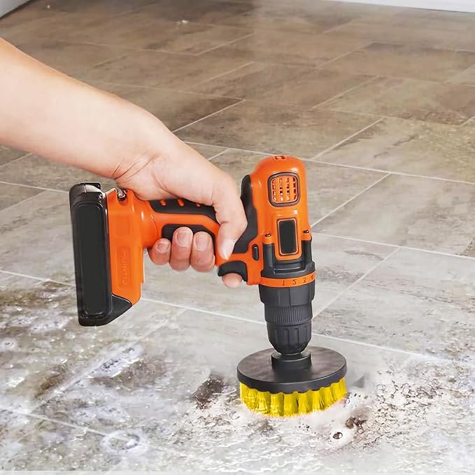 iMounTEK All Purpose Power Scrubber Cleaning Brush Combo Kit. Bathroom - Image 4