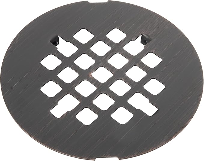 Artiwell 4-1/4” OD Snap-in Shower Drain Cover, Round Shower Drain Strainer Grid by Artiwell