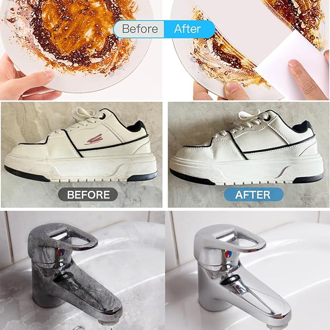 Magic Sponge Eraser Foam Cleaning Sponges 10PCS Multi-Functional Power Scrubber - Image 5
