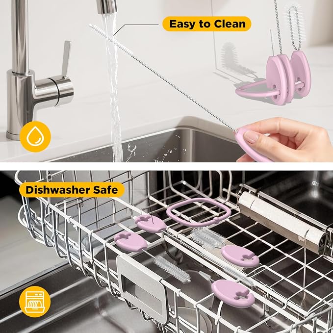 Baby Straw Brush Set, 4 Piece Cleaner Kit - Image 6