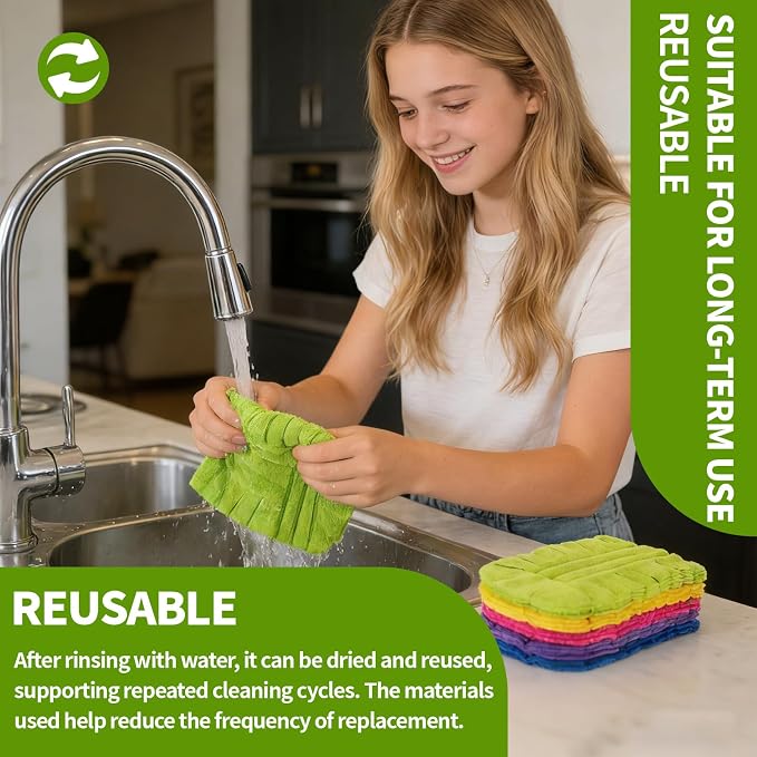 360° Electrostatic Duster Refills, Reusable & Washable Pads - Image 4