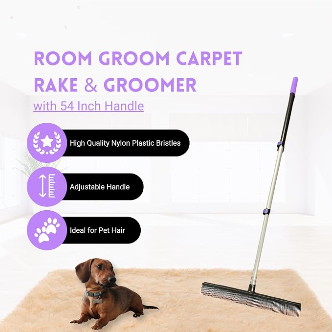 Room Groom PET Carpet Rake Groomer - Image 2