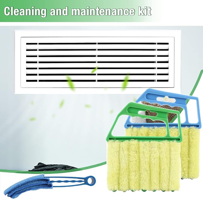2Pcs Window Venetian 7 Finger Dusting Cleaner Tool and 1Pc Window Blind Duster - Image 3
