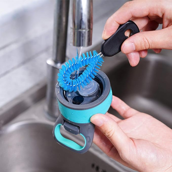3-in-1 Stainless Steel Bottle Brush and Straw Cleaning Set, Long Handle Scrub - Image 8
