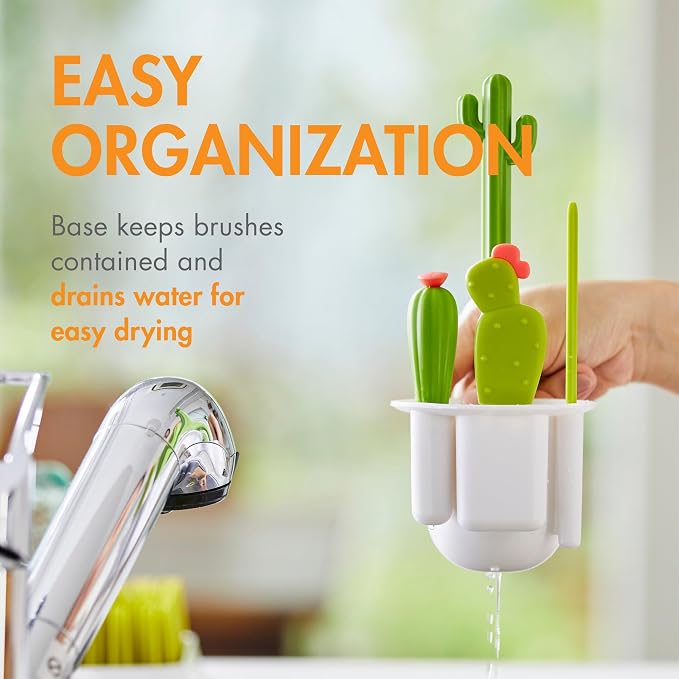 Boon Cacti Bottle Cleaning Brush Set - Image 6