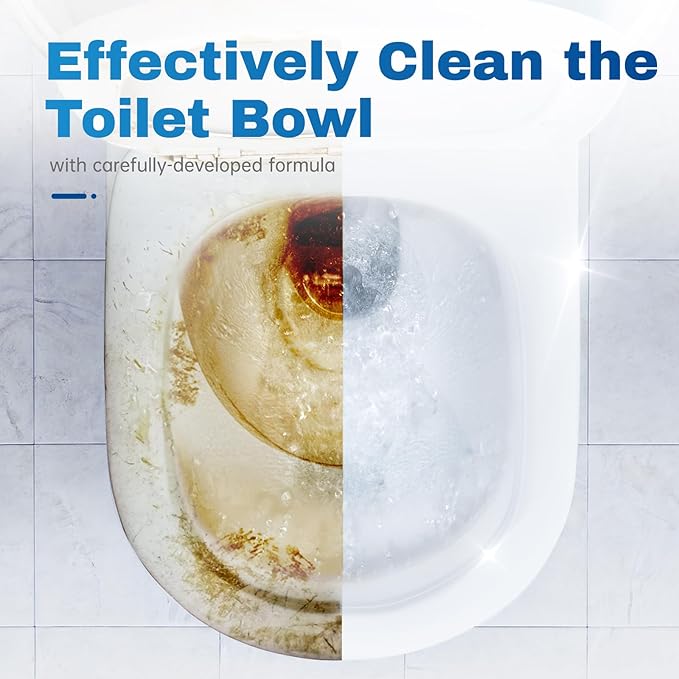Vacplus Toilet Bowl Cleaner Tablets 50 PACK, Automatic Toilet Bowl Cleaners - Image 3