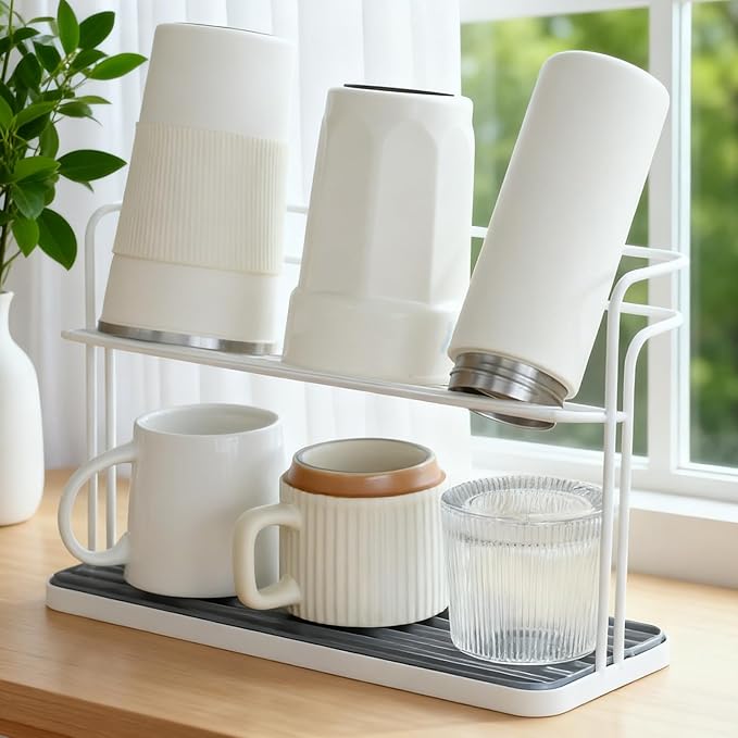 Bottle Drying Rack, Coffee Mug Holder by Unknown