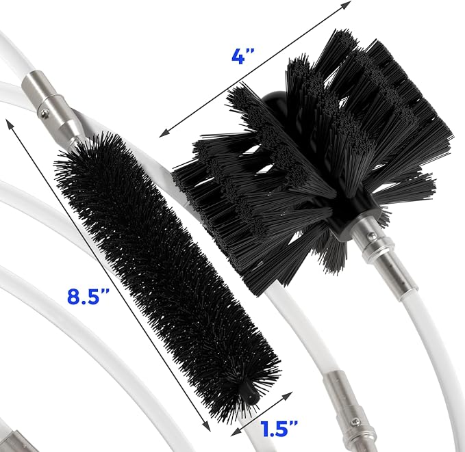 Holikme 32 Feet Dryer Vent Cleaner Kit, Upgrade Flexible Lint Brush - Image 7
