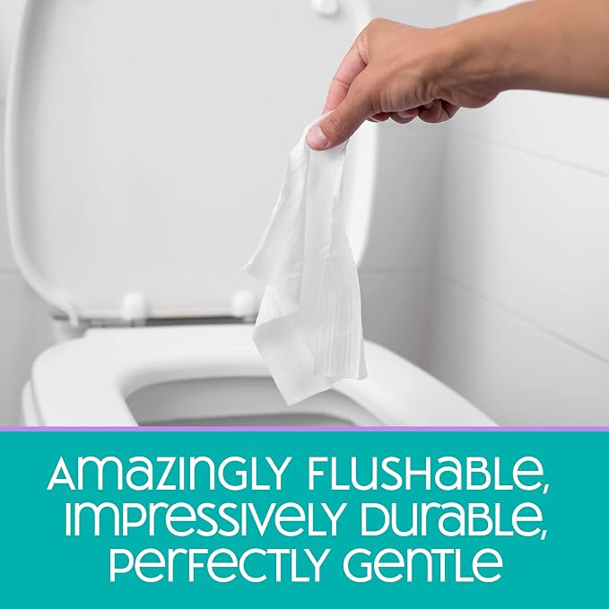 Nice 'N Clean SecureFLUSH Flushable Wet Wipes | Moist Toilet Tissue - Image 3