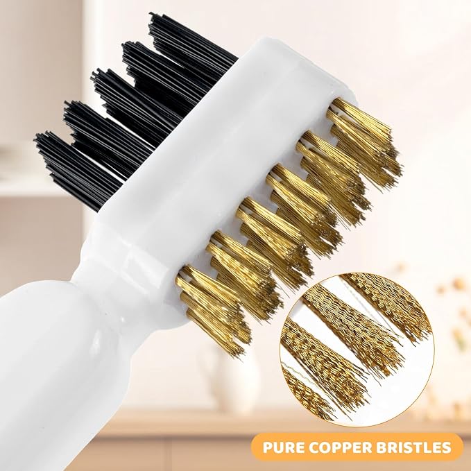 Kitchen Cleaning Scrub Brush, 4-in-1 Deep Gas Stove Top Cleaner - Image 4