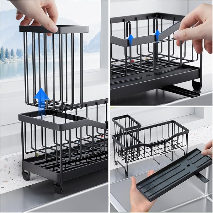 Maifan Kitchen Sink Caddy Organzier Sponge Holder - Image 4