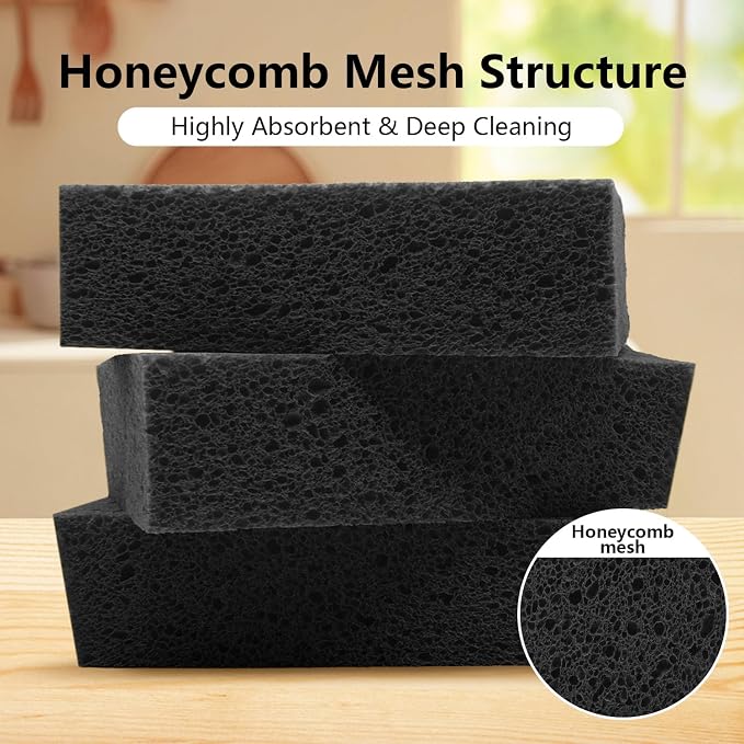 Cleaning and Washing Sponge, 3 Pack Large Extra Thick Heavy Duty Sponge - Image 2