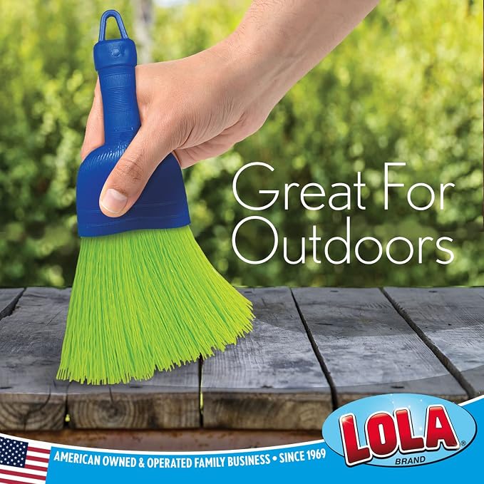 LOLA Whisk Broom, Hand Brush, Durable Bristles, Whisks Away Dirt & Debris - Image 4