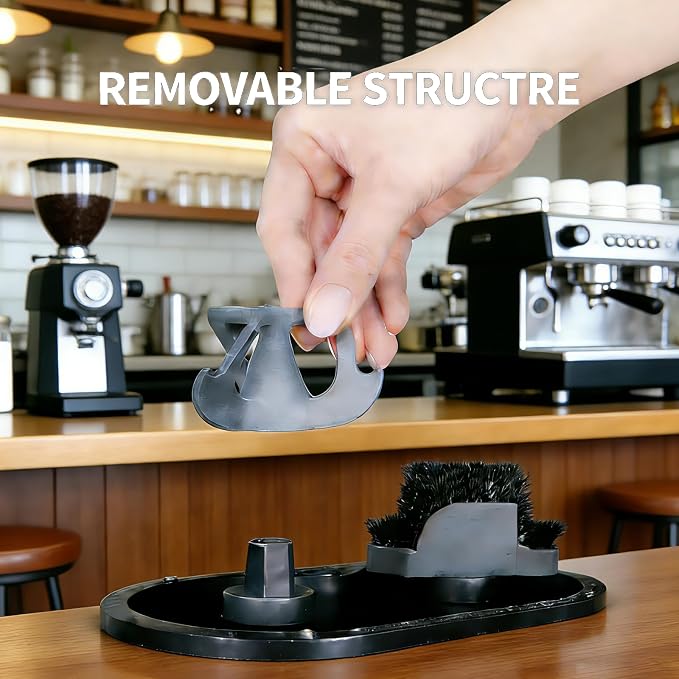 Premium Espresso Clean Holder, Coffee Portafilter Cleaning Kit, Coffee Machine - Image 8