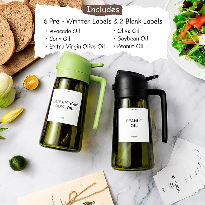 TrendPlain - Original 16oz/470ml Olive Oil Dispenser Bottle - Image 2