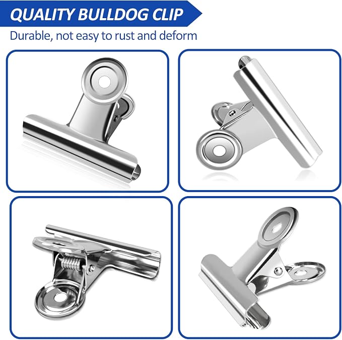 10 Pack Large Metal Hinge Clips - Image 5