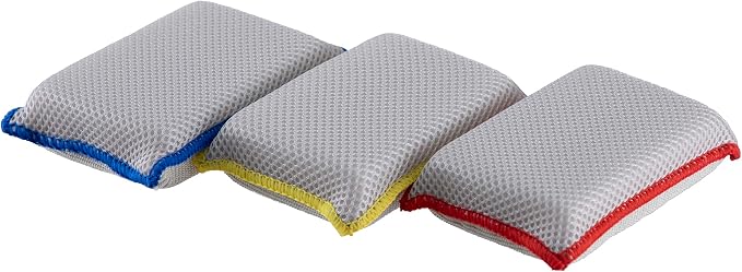 Microfiber Sponges for Dishes Kitchen Sponges Non-Scratch Sponge Dish Scrubber - Image 4