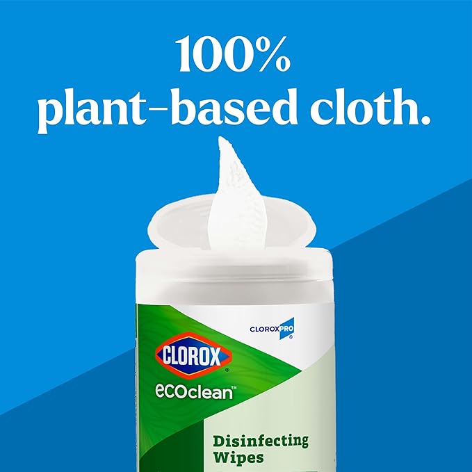 CloroxPro Clorox EcoClean Disinfecting Wipes, Antibacterial Disinfectant - Image 3