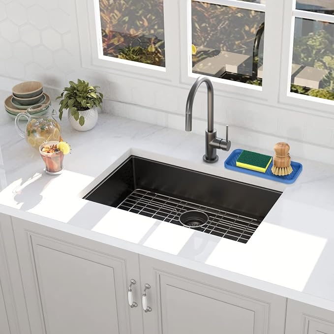 EG-SIPRO Kitchen Sink Organizer Tray, Sponge Holder - Image 6