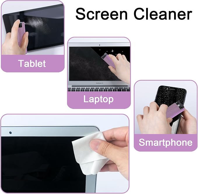 Screen Cleaner Touchscreen Mist Spray, walrfid Cleaning Kit - Image 4