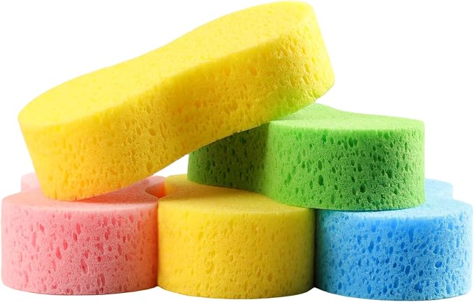 Temede 5-Pack Car Wash Sponges, 9.1" x 4.3" x 2.4" Large Sponges, Extra Thick - Image 8