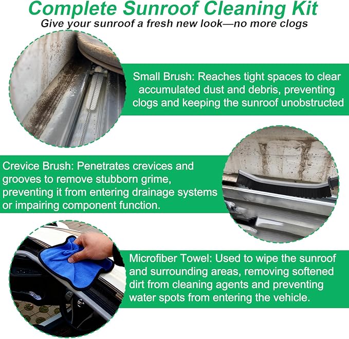 XANGNIER Upgraded Auto Sunroof Drain Cleaning Tool, 118in Extra Long Flexible - Image 5