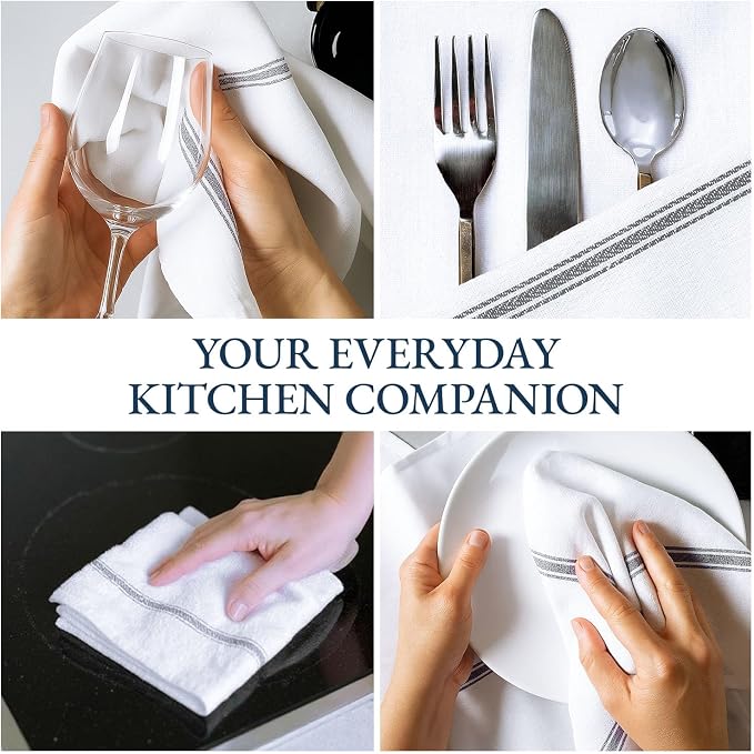 LANE LINEN Kitchen Hand Towels, 12 Pack Dish Towels - Image 7