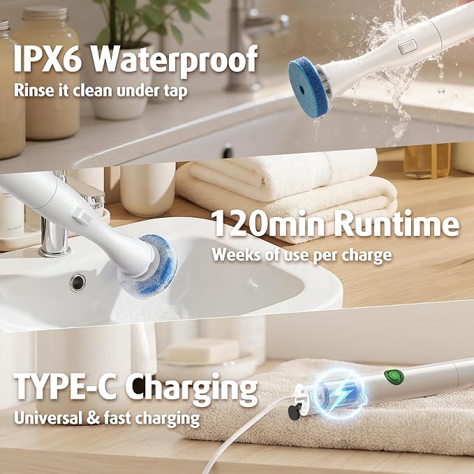 AIR U+ Hands-Free Electric Toilet Brush - Image 4