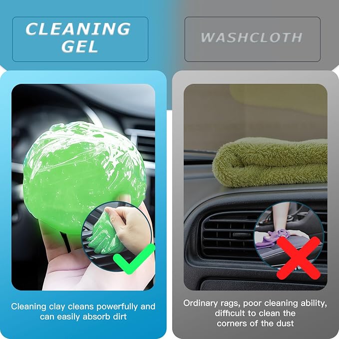 MysticHome for Car Cleaning Gel 160g, Reusable Cleaning Putty for Interior - Image 6