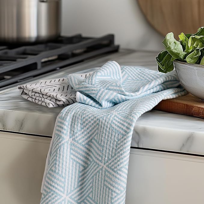 RECYCO Waffle Kitchen Towel Set of 2 by RECYCOHOMECOLLECTION