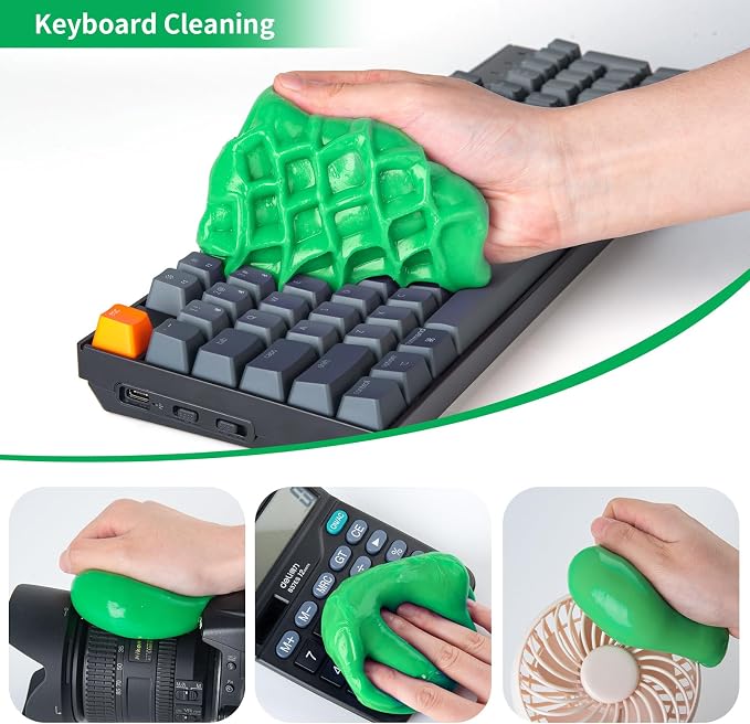 Car Cleaning Gel, Keyboard Cleaner Cleaning Putty - Image 4
