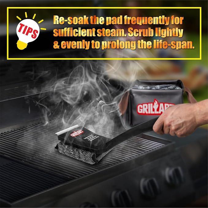 GRILLART Grill Brush Bristle Free, SteamWizards Grill Cleaner Brush - Image 5