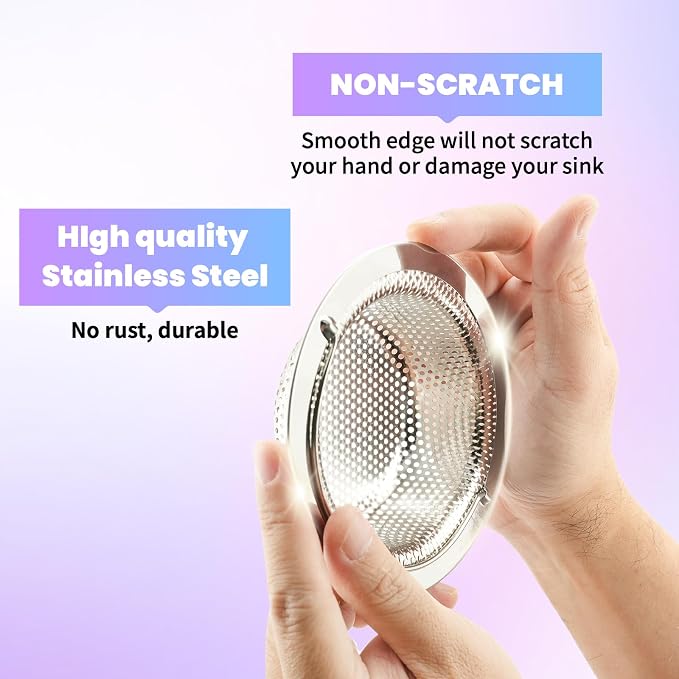 2 Pack Kitchen Sink Drain Strainer - Image 4