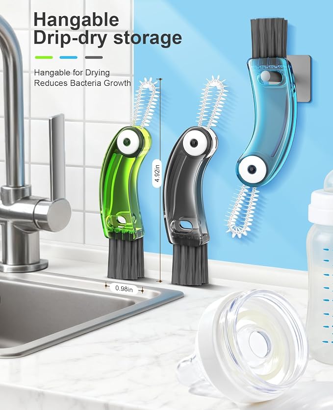 3 in 1 Cup Lid Cleaning Brush 3 PCS - Image 7
