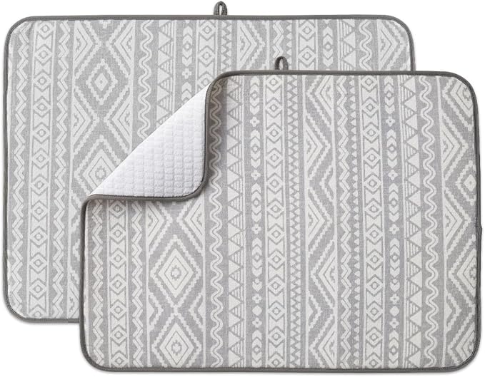 FRESHMINT Printed Dish Drying Mats by FRESHMINT