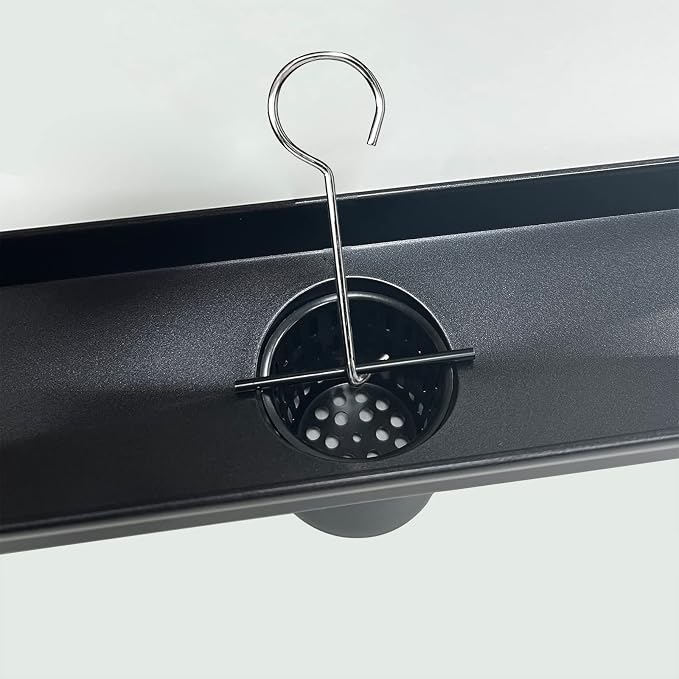 Neodrain Black Hair Catcher Shower Drain Hair and Debris Strainer only - Image 4