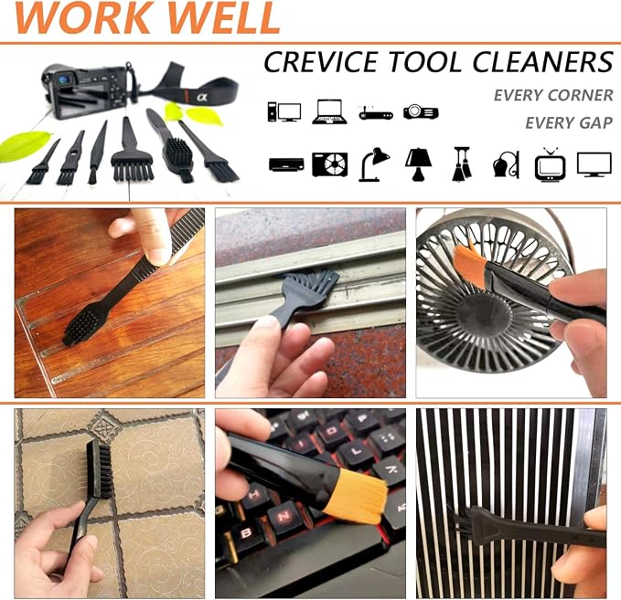Computer PC Keyboard Laptop Electronics Camera Small Cleaning Brush Kit - Image 6