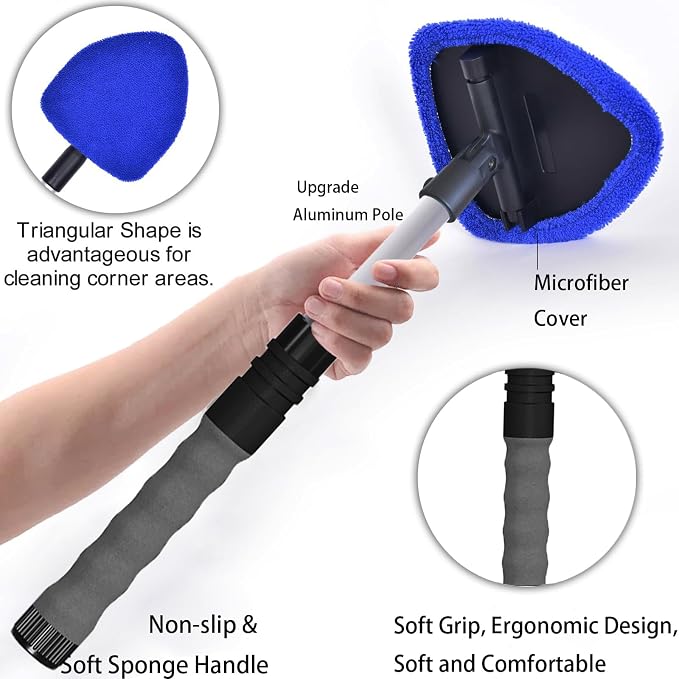 desin Windshield Cleaning Tool, Car Window Cleaner Windshield Cleaner - Image 4