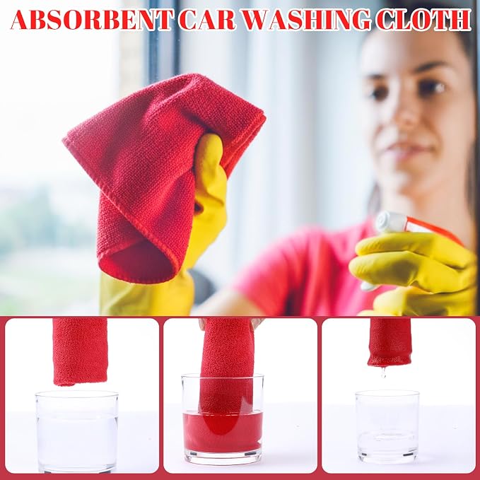 Nuenen 60 Pcs Microfiber Cleaning Cloths - Image 2