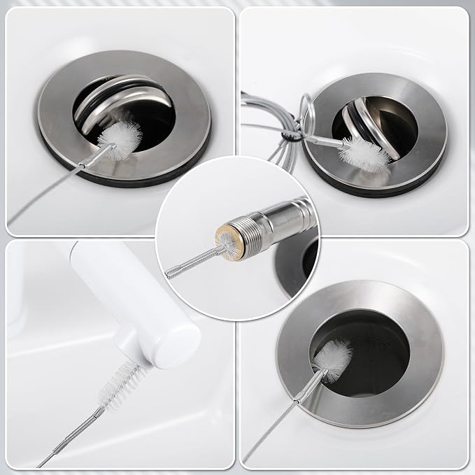 Gisafai 9 Pcs 36 Inch Refrigerator Cleaning Kit Fridge Drain Cleaning Tool - Image 5
