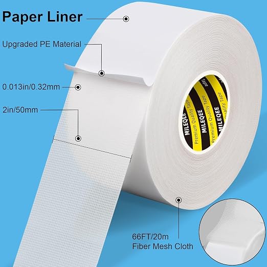 2Pack Double Sided Tape Heavy Duty, 2in x 66FT, Universal High Tack Strong Wall - Image 2