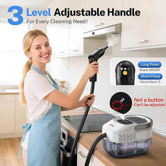 ODSD Steam Cleaner for Home & Car, 3-Level Adjustable Steamer for Cleaning - Image 2