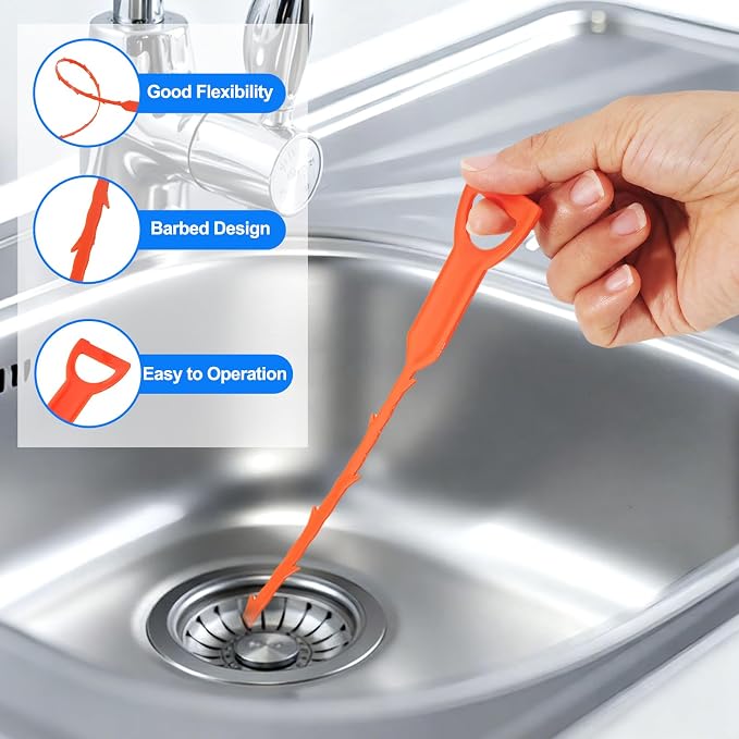 P Trap Cleaner Set, 3 IN 1 P Trap Brush - Image 3