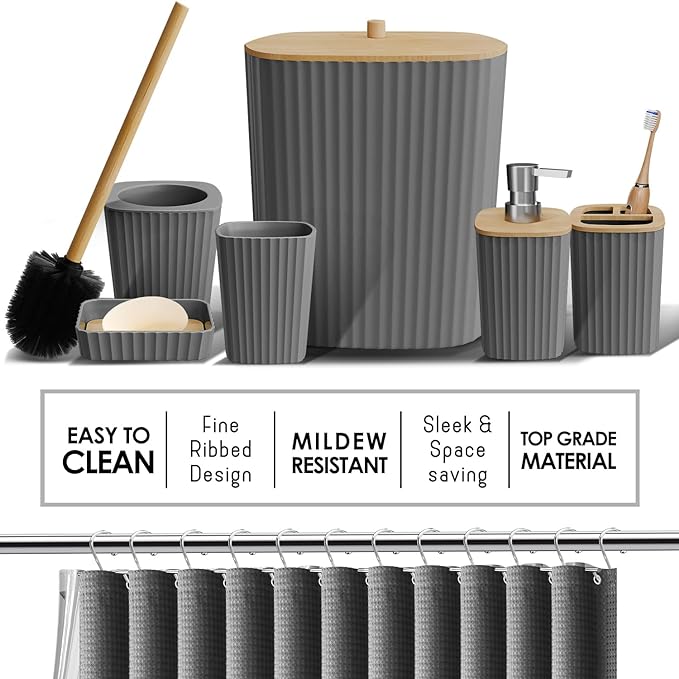 Clara Clark Bathroom Accessories Set - Image 3